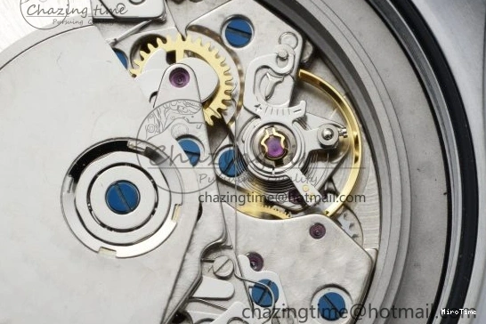 MIROTIME 0520 Pilot Chrono SS AZF 1:1 Best Edition Blue Dial on Brown Leather Strap A TimelessDesign 7060
